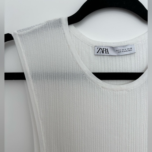 Zara Rib Knit Tank Top - Picture 2 of 5